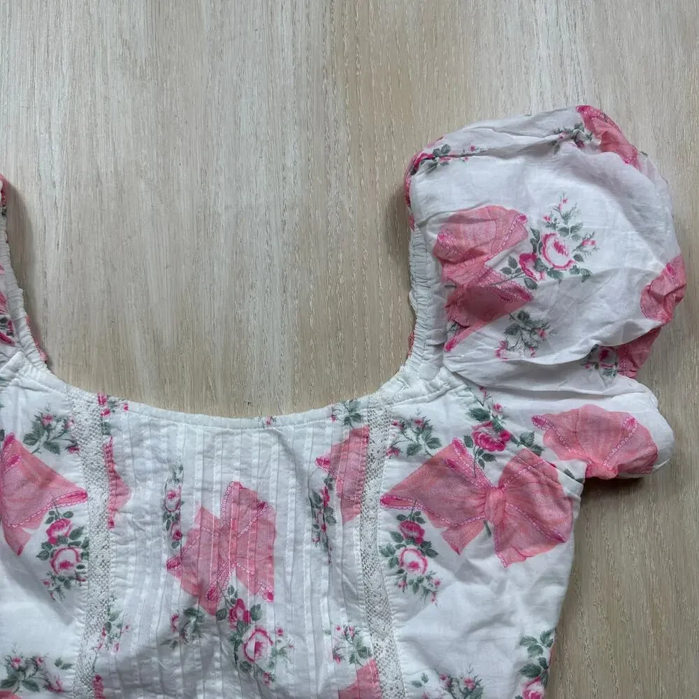 LoveShackFancy pink bow